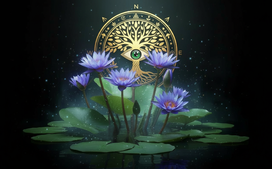 BLUE LOTUS FLOWER ( Nymphaea Caerulea )